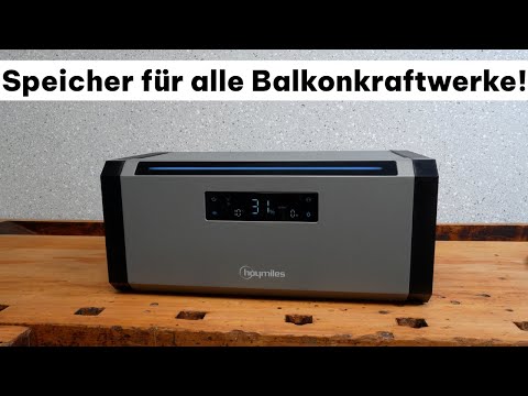 Hoymiles HiBattery AC🔋 Perfect for existing balcony power plants – but also usable without them!