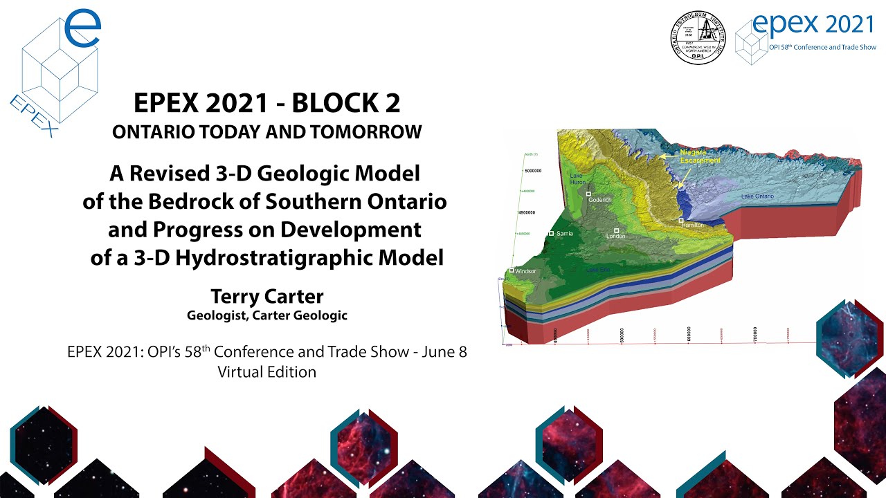 A Revised 3-D Bedrock Model of Southern Ontario & Progress on a 3-D Hydrostratigraphic Model
