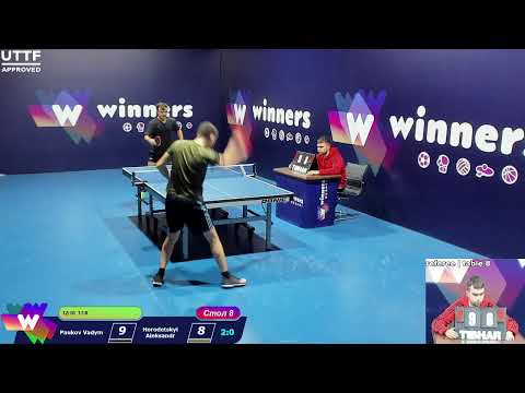 Paukov Vadym - Horodetskyi Aleksandr.WINners CUP Table Tennis 8 13.12.2020 10:15