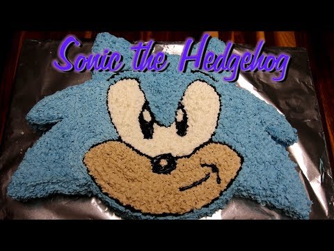 Sonic the Hedgehog Cake Tutorial