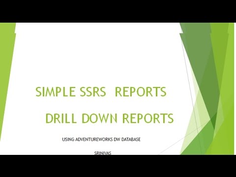 Ssrs  drilldown reports| reporting in ssrs