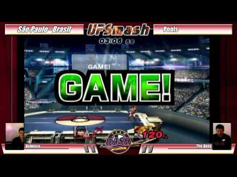 UFSmash Project M Pools - Bobesco (Marth/Fox) vs The Boss (Link)