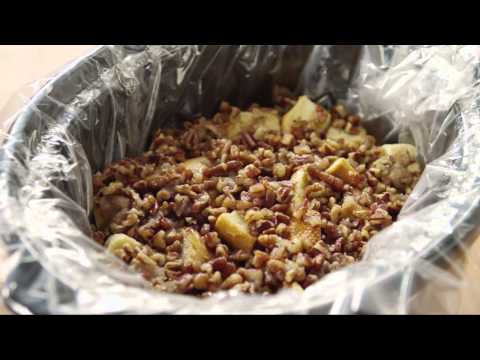 The Most Decadent Breakfast: Caramel-Banana-Pecan Bread Casserole