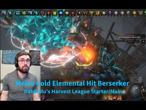 Melee Cold Elemental Hit Berserker - Harvest League Starter