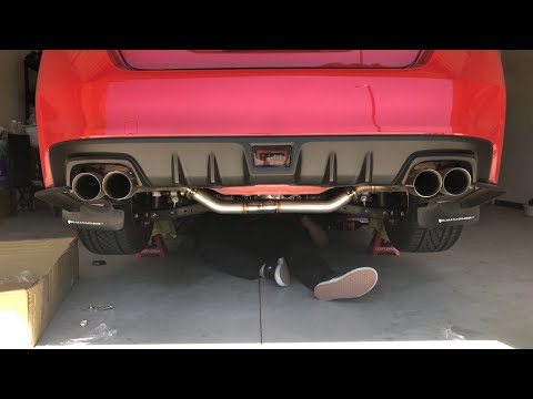 WRX Remark Non Resonated Midpipe sound clips & install