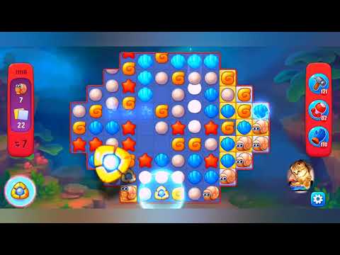 фишдом 2023  #  11116 уровень - прохождение без бустеров # Fishdom,   11116  level - no Boosters.