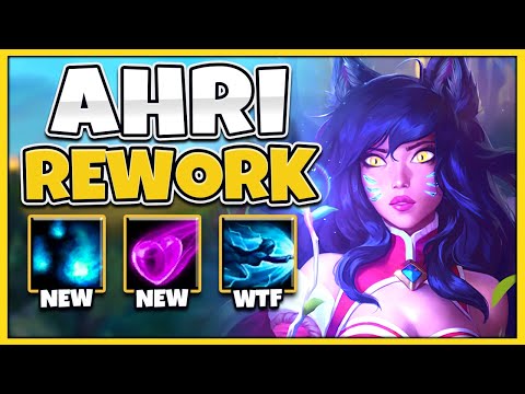 New Ahri Rework Gives Her EIGHT DASHES!! Reworked Ahri Gameplay