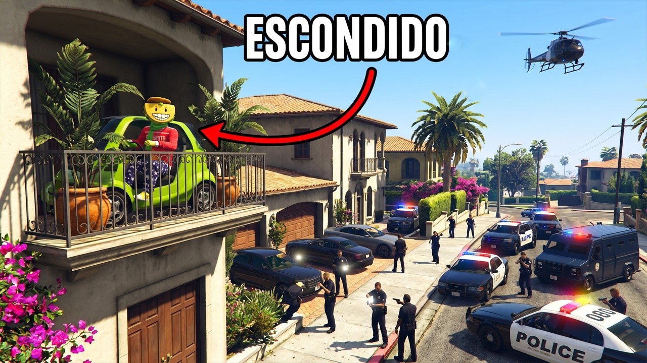 JUEGO al ESCONDITE con COCHES! NADIE ME VE!! - GTA 5 ONLINE