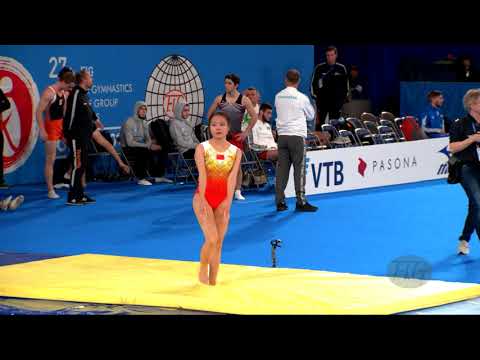 FANG Lulu (CHN) W - 2019 Trampoline Worlds, Tokyo (JPN) - Qualification Tumbling R1