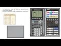 Mean and Standard Deviation from grouped frequency table, Casio fx-CG 50 TI-84