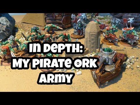 In depth: My scratch built Ork Freebooter pirate army
