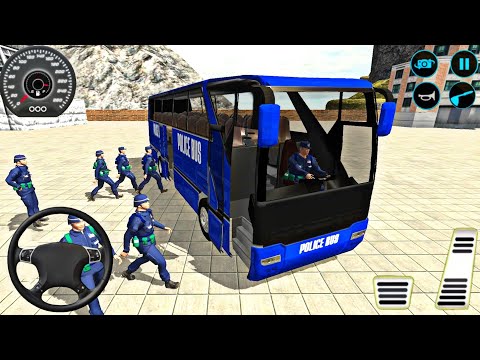 US police Bus Mountain Driving Simulator 🚌 💥 Gameplay 115|| Mobile Gameplaystv