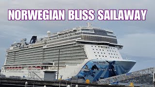 The 2024 Alaska Cruising Season has begun! Watch the Norwegian Bliss sailaway from Seattle!