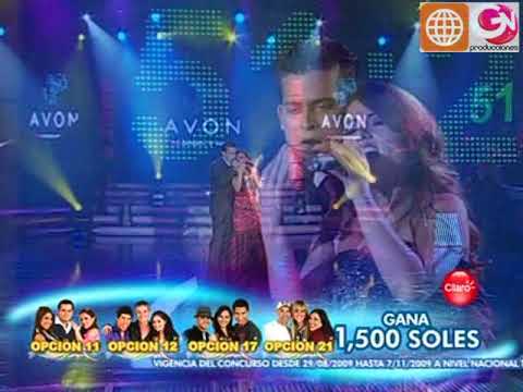 Canto tema libre: Christian Domínguez e Isabel Abensur (El Show de los Sueños PERU 07-11-09)