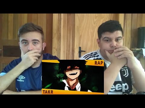 React TENHAM MEDO, PORQUE EU ESTOU AQUI - Midoriya Rap (Versão Sombria) | Takeru Feat. rAid