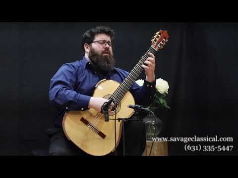 Nick Cutroneo plays a Camillo Perrella at Savage Classical Guitar