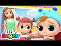 Baby John Learns How to Share | Good Manners & Habits Song | Little Angel Kids Songs