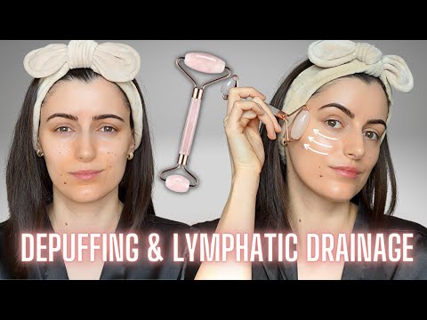 Rose Quartz Face Roller: Follow-Along Tutorial for Depuffing and Lymphatic Drainage