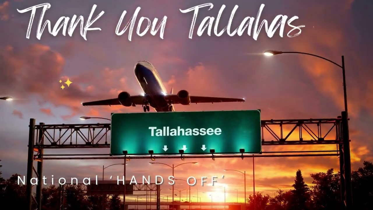 Thank You Tallahassee Florida National Hands Off Protest Dat April 5, 2025