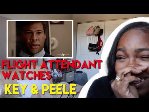 Real Flight Attendant Reacts to KEY AND PEELE "Turbulence"