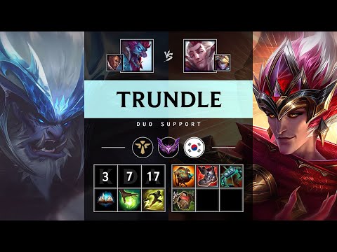 Trundle Support vs Rakan - KR Master Patch 25.20