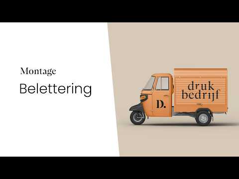 Belettering aanbrengen