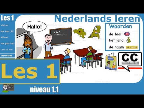 NT2 Lesson 1 - Wie ben jij? Who are you? Course Dutch for beginners - level A1 1.1 - Nederlands