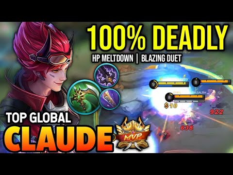 CLAUDE BEST BUILD 2023 | TOP GLOBAL CLAUDE GAMEPLAY | MOBILE LEGENDS✓