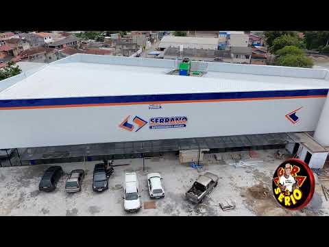 FAVELACOP SOBREVOANDO O SUPERMERCADO E ATACADO SERRANO DE JUQUITIBA.