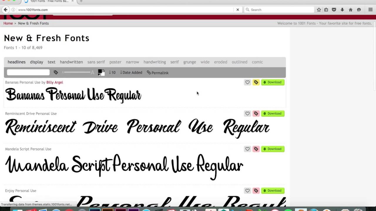 1001Fonts.com (Free Fonts Online)