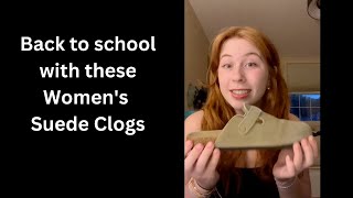 REVIEW: Women's Suede Clogs Adjustable Buckle Slip on Footbed Home Clog Slippers by Xiakolaka