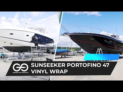Sunseeker Portofino 47 Vinyl Wrap