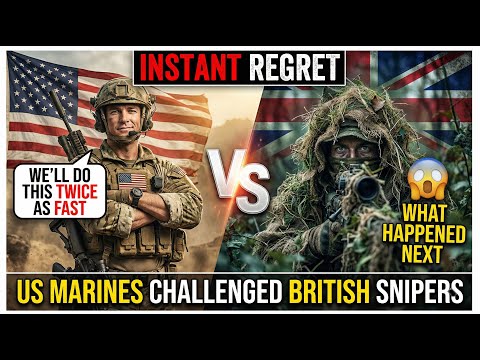 US Marines Challenged British Snipers — What Happened Next Shocked Everyone