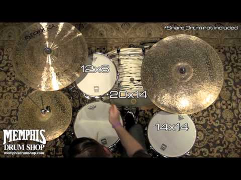 Sakae Trilogy Drum Set 20/12/14 - Mint Oyster Pearl