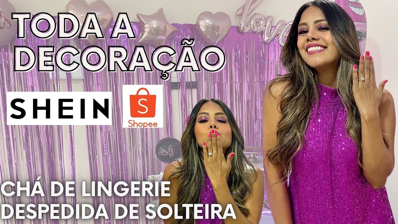 MINHA DESPEDIDA DE SOLTEIRA ANTES DE IR PARA OS ESTADOS UNIDOS | Decoração Toda Da Shein e Shopee