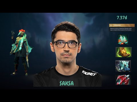 Saksa ~ MUERTA Soft Support ~ Dota 2 Pro Full Gameplay ~ 7.37d