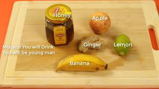 Banana mix apple and ginger You will thank me simple
