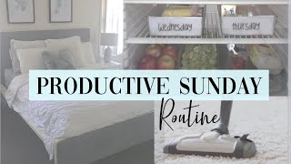 PRODUCTIVE SUNDAY ROUTINE | Reset your week!