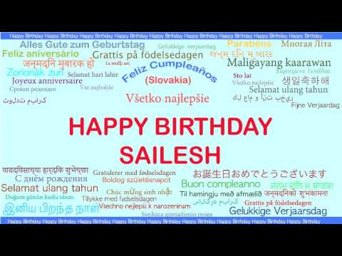 Sailesh   Languages Idiomas - Happy Birthday