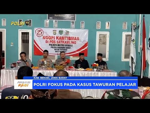 POLRES METRO BEKASI GELAR NGOPI KAMTIBMAS AJAK WARGA JAGA KEAMANAN LINGKUNGAN