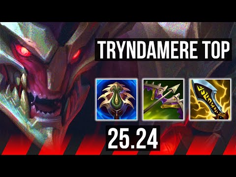 TRYNDAMERE vs AATROX (TOP) | Good KDA: 16/1/5 | NA Grandmaster | 25.24