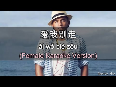 Ai Wo Bie Zou 愛我別走 - Zhang Zhen Yue 张震岳 ] 伴奏 KTV Karaoke female Key pinyin lyrics