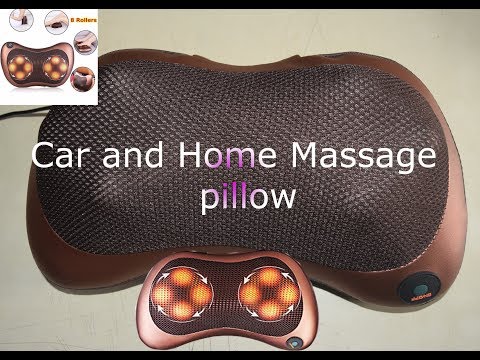 Portable Car and Home Electric Massage pillow Video