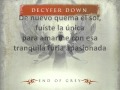 Decyfer down - Burn back the sun (sub español ...
