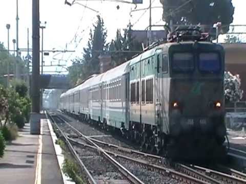 E656.444 in partenza con l' ICN 1960 Siracusa/Palermo Centrale - Roma Termini