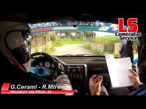 CAMERA CAR G.Cerami - R.Mirenda al 2°Rally Cefalù Corse