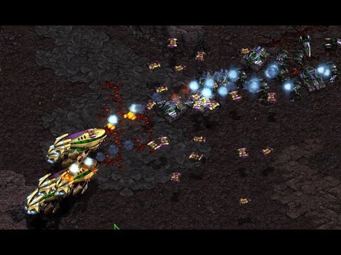 Flash (T) v Free (P) on Ground Zero 1.2 - StarCraft  - Brood War REMASTERED