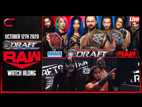 WWE Draft Night 2: RAW October 12th 2020 Live Stream: Full Show Watch Along