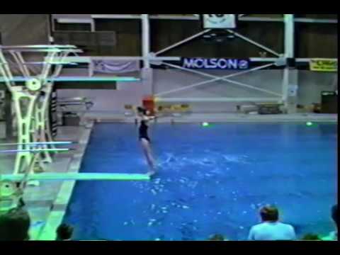1985 Canadian Diving Championships - Women's 1 Meter Final