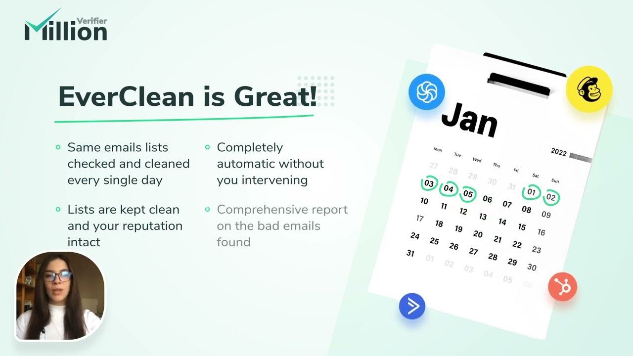 MillionVerifier - EverClean - Automated Email List Verification Service